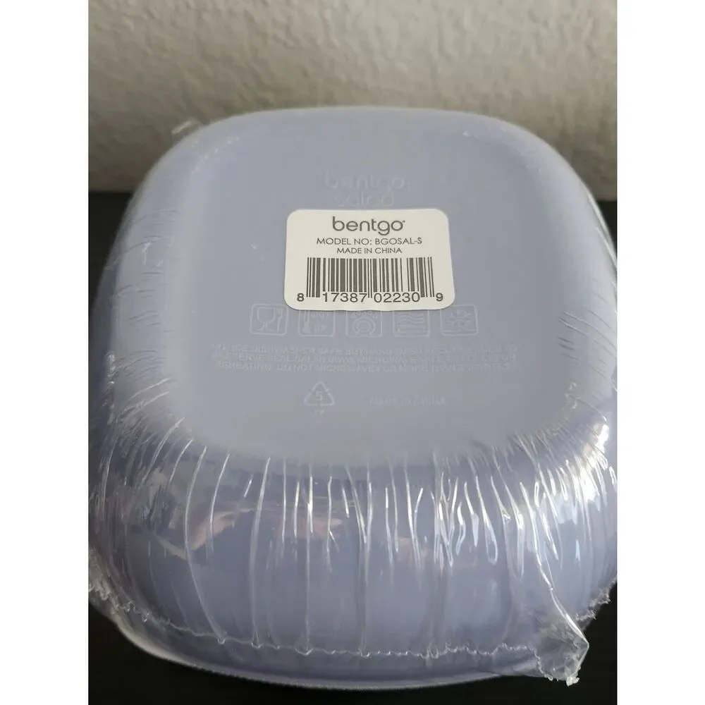 Bentgo Salad On-The-Go Container - Lavender Blue 54oz Bowl Includes Fork